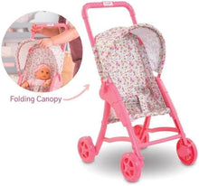 Load image into Gallery viewer, Baby Doll Stroller with Folding Canopy
