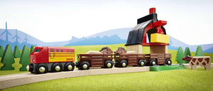 BRIO Farm Railway Playset