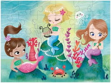 Load image into Gallery viewer, Mermaids to Go Puzzle, 36 Pieces
