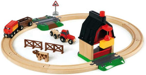 BRIO Farm Railway Playset
