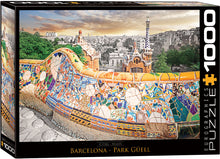 Load image into Gallery viewer, Barcelona Park Güell 1,000PC Puzzle
