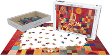 Load image into Gallery viewer, Castle and Sun by Paul Klee 1,000PC Puzzle
