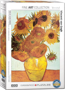 Twelve Sunflowers 1,000PC Puzzle