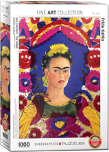 Load image into Gallery viewer, Frida Kahlo - Self Portrait - The Frame 1,000PC Puzzle

