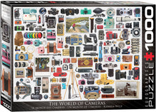 Load image into Gallery viewer, World of Cameras 1,000PC Puzzle
