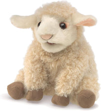 Load image into Gallery viewer, Small Lamb Hand Puppet
