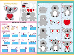 Sewing My First Doll Koala with Heart