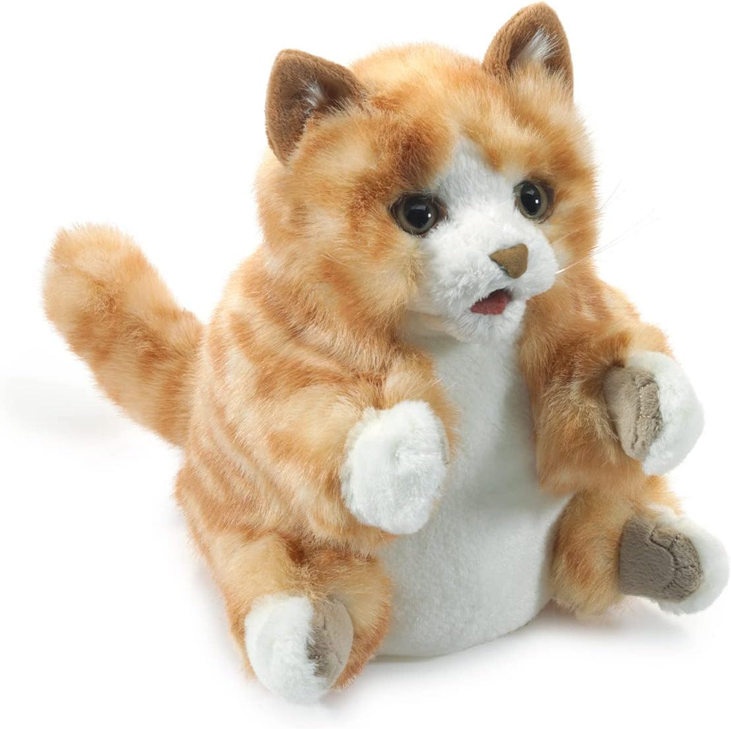 Orange Tabby Kitten Hand Puppet