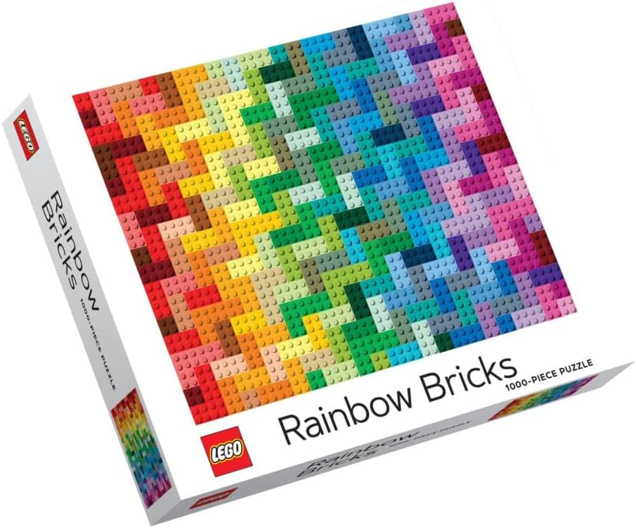 Lego Rainbow Bricks Puzzle: 1000-piece