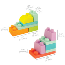 Load image into Gallery viewer, Super Soft 1st Building Blocks Jumbo Playset
