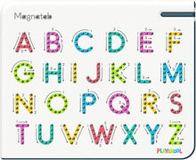 Load image into Gallery viewer, Magnatab Playskool A to Z Uppercase Letters
