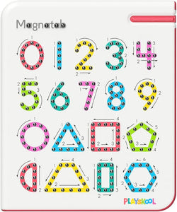 Magnatab Playskool Numbers and Shapes