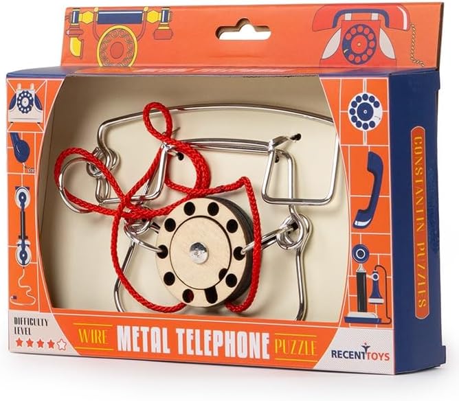 Metal Telephone Puzzle Brainteaser