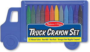 Truck Crayon Set - 12 Colors