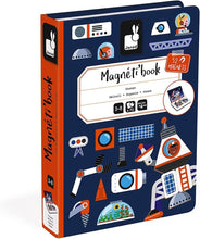 Load image into Gallery viewer, Magnetibook 41 pc Magnetic Space Mix and Match Game
