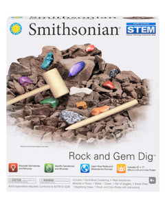 Smithsonian Rock and Gem Dig Kit