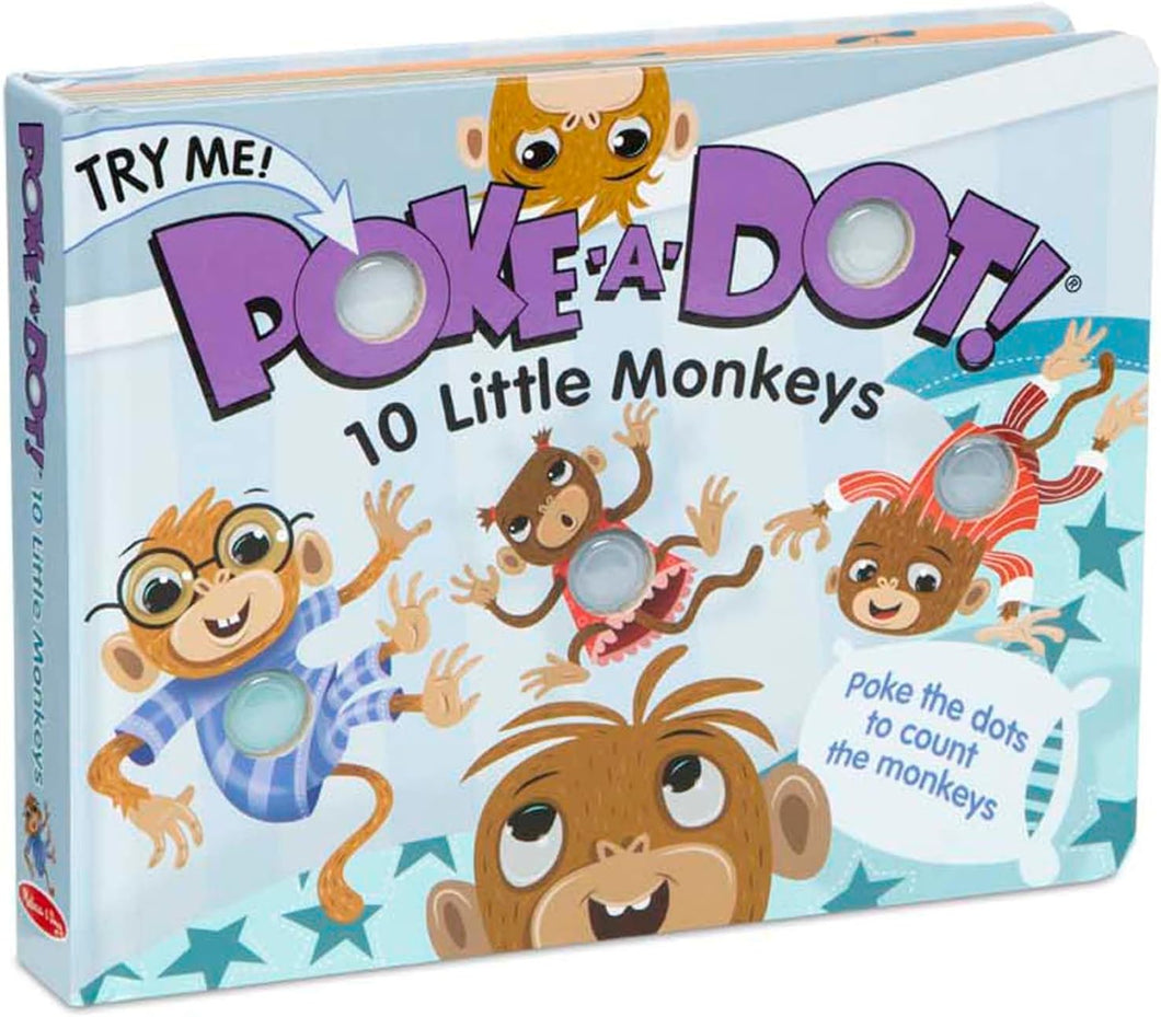 Poke-a-Dot: 10 Little Monkeys