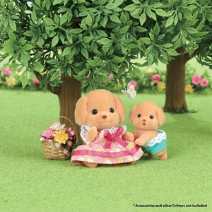 Calico Critters Toy Poodle Twins