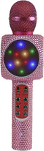 Load image into Gallery viewer, Bluetooth Karaoke Microphone and Speaker All-in-One (Pink Bling)
