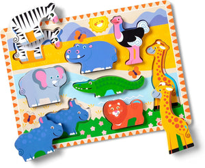 Safari Wooden Chunky Puzzle