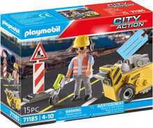 Load image into Gallery viewer, Playmobil Construction Worker Gift Set
