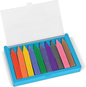 Jumbo Triangular Crayons - 10-Pack