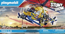 Load image into Gallery viewer, Playmobil Air Stunt Show Helicopter with Film Crew
