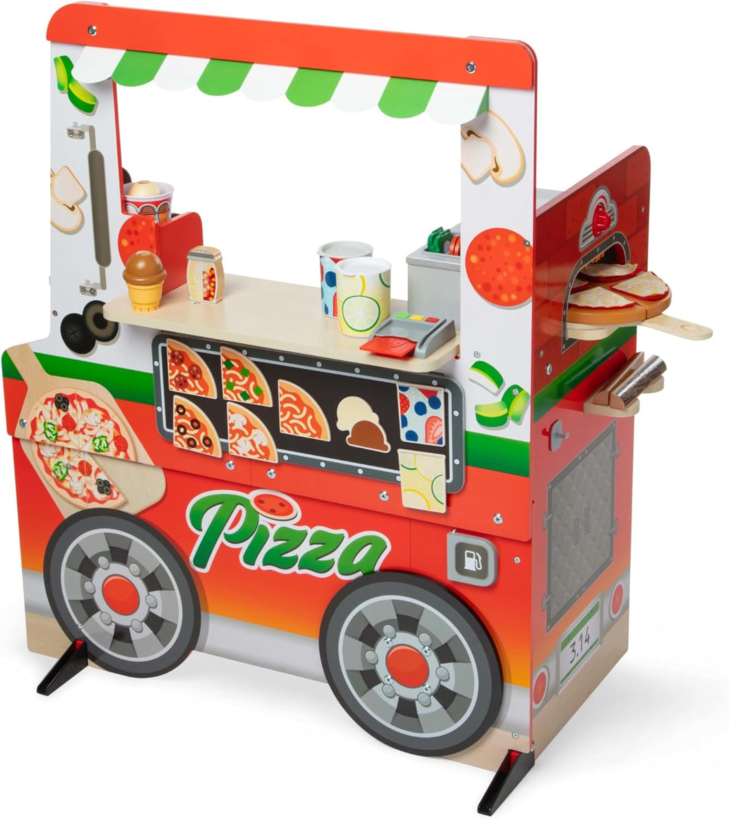 Wooden Pizza Food Truck Activity Center