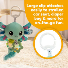 Load image into Gallery viewer, Alise The Axolotl - Crinkle Car Seat Toys and Stroller Toys
