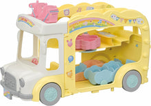 Load image into Gallery viewer, Calico Critters Rainbow Fun Nursery Bus
