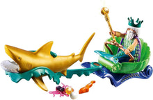 Load image into Gallery viewer, Playmobil Mermaid King of The Sea with Shark Carriage
