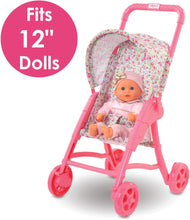 Load image into Gallery viewer, Baby Doll Stroller with Folding Canopy
