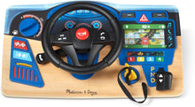 Load image into Gallery viewer, Vroom &amp; Zoom Interactive Wooden Dashboard Steering Wheel
