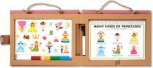 Load image into Gallery viewer, Play, Draw, Create Reusable Drawing &amp; Magnet Kit – Princesses
