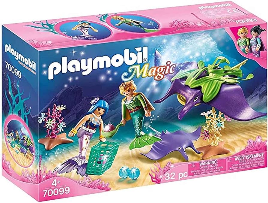 Playmobil Mermaid Pearl Collectors with Manta Ray