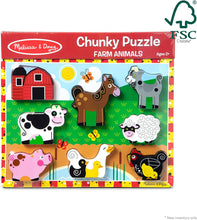 Load image into Gallery viewer, Farm Wooden Chunky Puzzle
