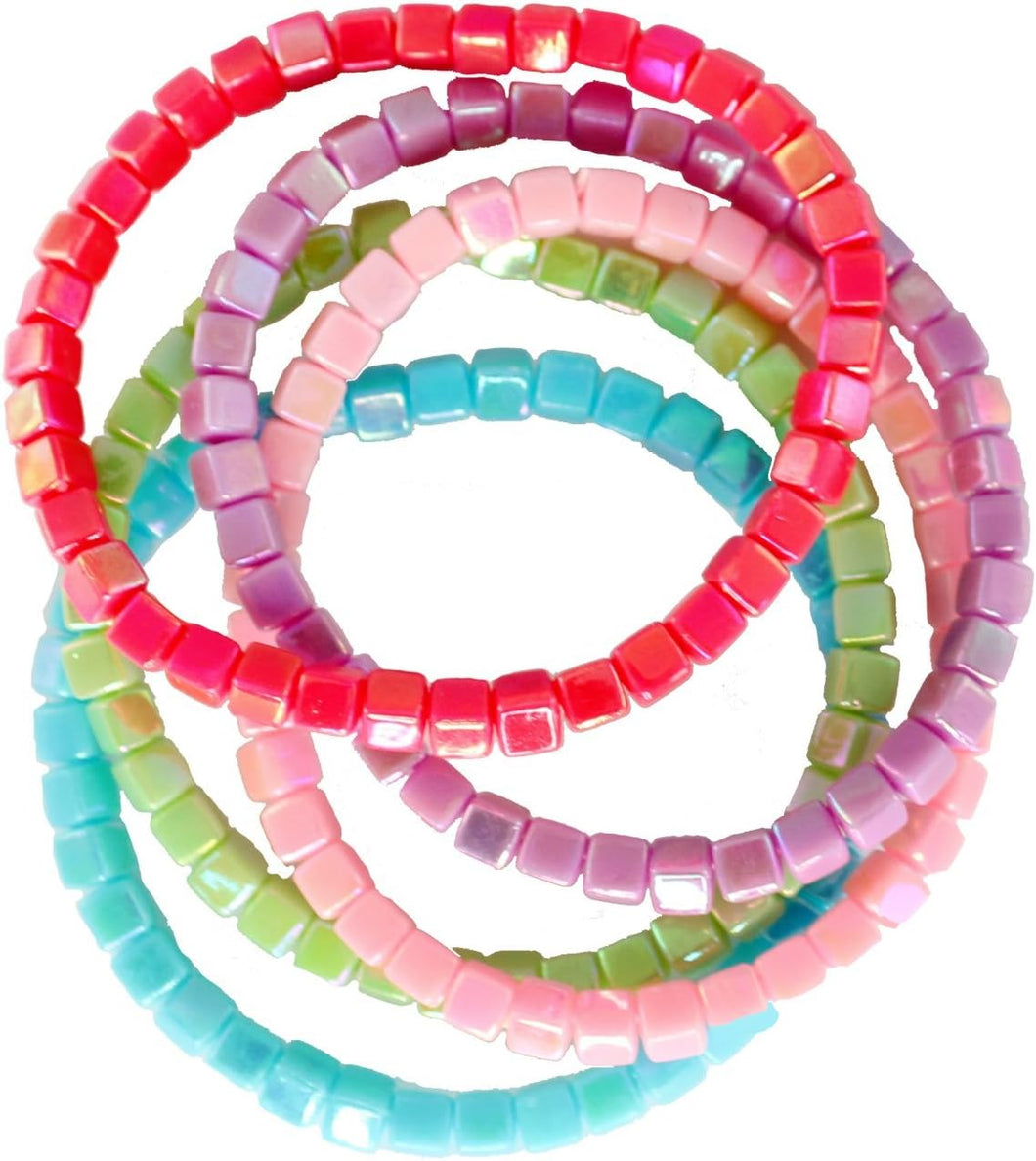 Tints Tones Rainbow Bracelet Set Beads
