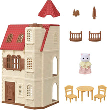 Load image into Gallery viewer, Calico Critters Red Roof Tower Home
