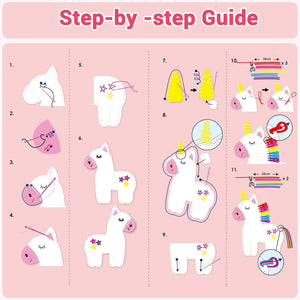 Sewing Kit for Beginner Kids Arts & Crafts Soft Toy My First Craft