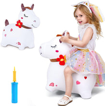 Load image into Gallery viewer, Bouncy Pals White Hopping Horse
