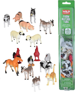 Farm Figurines Tube