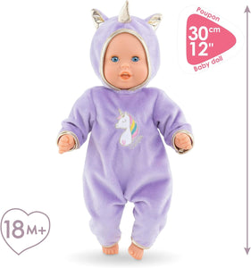 Corolle Bébé Calin Unicorn Boy Baby Doll - 12"
