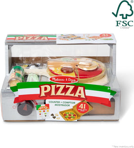 Top & Bake Wooden Pizza Counter Play Set