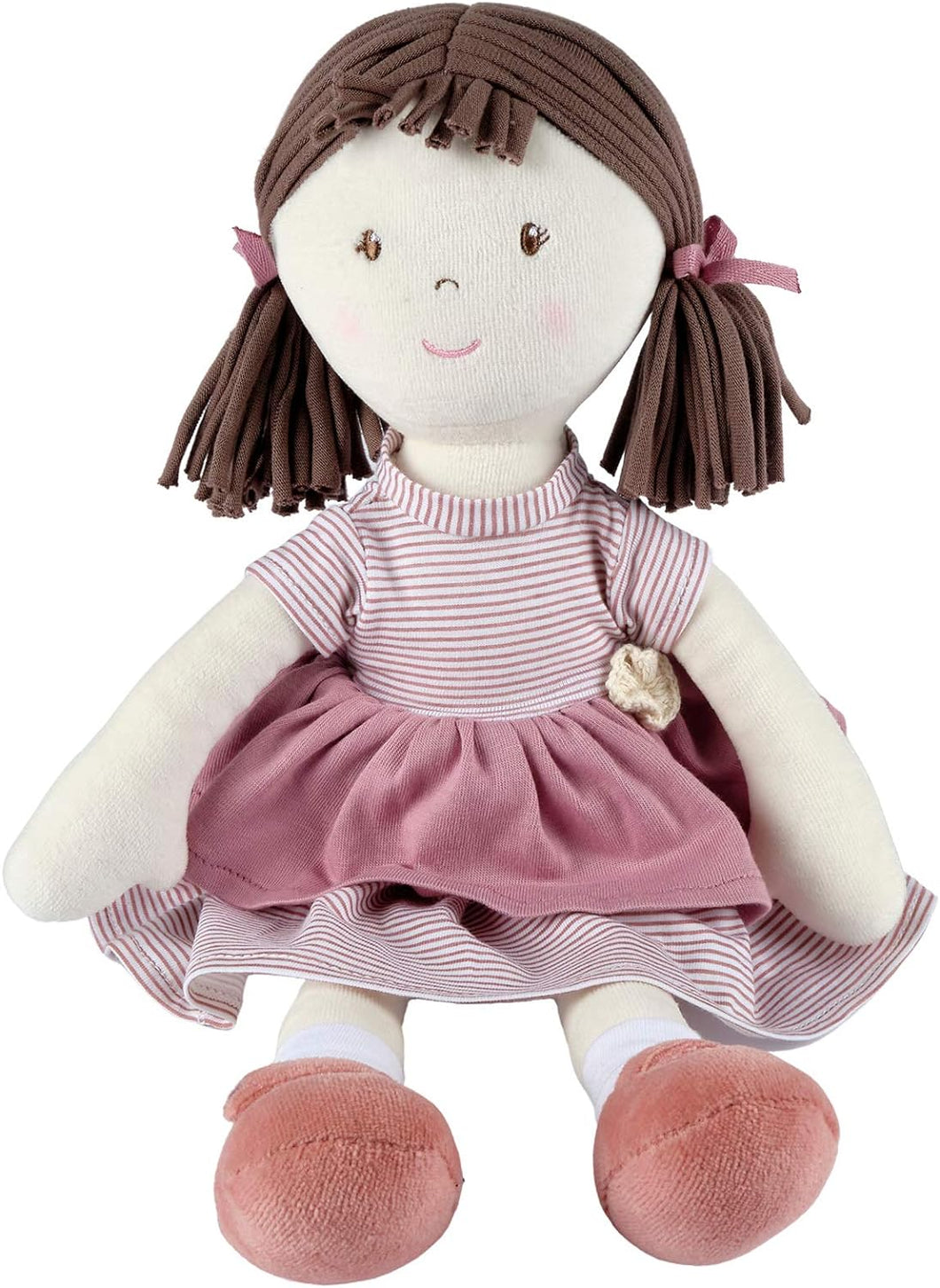 Tikiri Toys Bonikka Brook - Brown Hair with Pink Dress