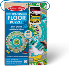 Load image into Gallery viewer, Round the Shore Tracks Cardboard Jigsaw Floor Puzzle
