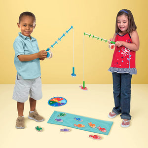 Catch & Count Wooden Fishing Game