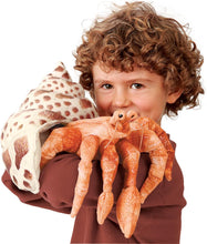 Load image into Gallery viewer, Hermit Crab Hand Puppet
