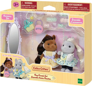 Calico Critters Bella,Giselle Pony Friends Set