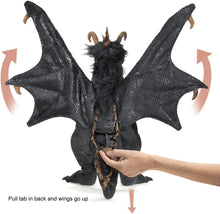 Load image into Gallery viewer, Black Dragon Hand Puppet
