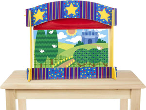 Wooden Tabletop Puppet Theater